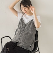 Air DENIM キャミビスチェ