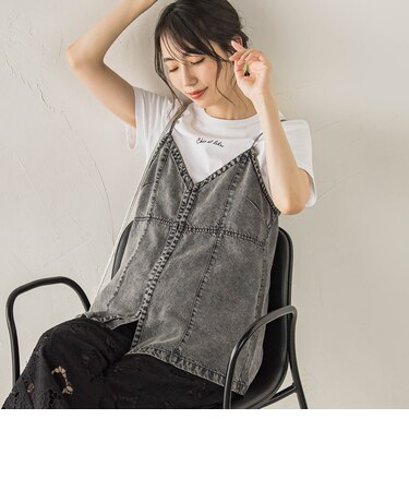 Air DENIM キャミビスチェ