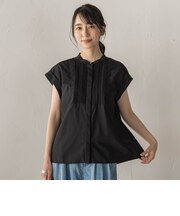 【WEB限定】サスティナコットンライクローンブラウス