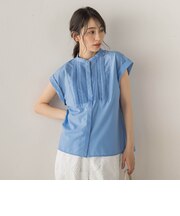 【WEB限定】サスティナコットンライクローンブラウス