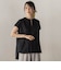 【WEB限定】異素材ドッキングブラウス