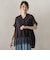 【WEB限定】キーネックレース切替ブラウス