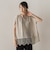 【WEB限定】キーネックレース切替ブラウス