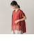 【WEB限定】キーネックレース切替ブラウス