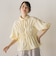 【WEB限定】シャーリングパフスリーブブラウス