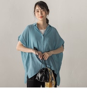 【WEB限定カラーあり】ドルマンブラウス+タンクSET