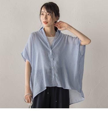 【WEB限定カラーあり】ドルマンブラウス+タンクSET