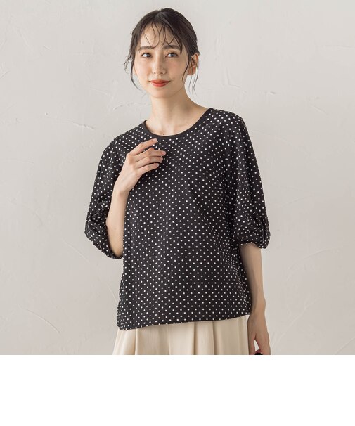 【WEB限定】サッカードットブラウス