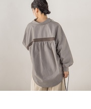起毛バックヨークテープブラウス