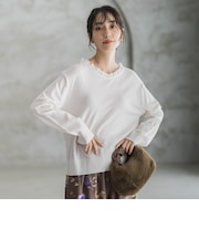 モイストスフレヤーンニット