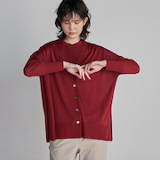 SARIニットカーディガン≪手洗い可能≫