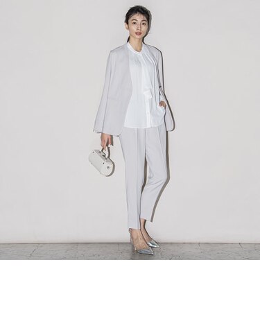 ダブルクロス2WAYタックテーパードパンツ≪洗濯機で洗える/セットアップ対応≫