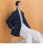 メモリータフタショート丈ライトアウター≪洗濯機で洗える≫