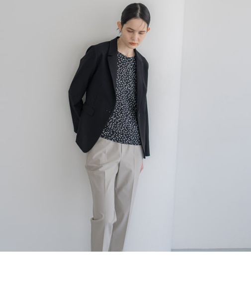 アルガン2WAYストレッチテーラードジャケット≪手洗い可能/セットアップ対応≫
