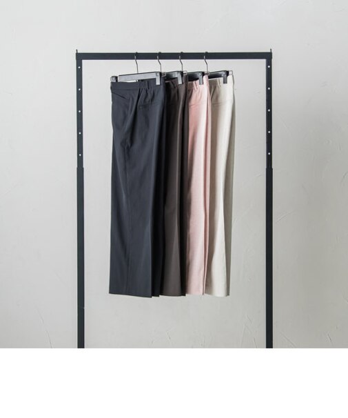 シェルタリングドライワイドパンツ≪洗濯機で洗える/セットアップ対応≫