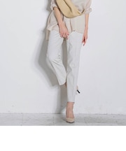 【大きいサイズ】定番シェルタリングドライテーパードパンツ≪洗濯機で洗える/セットアップ対応≫