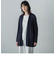 【大きいサイズ】シルク混カットカーディガン≪手洗い可能≫