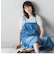 【WEB&一部店舗限定】スマッシュリネンデニムワンピース≪洗濯機で洗える≫