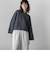 【WEB&一部店舗限定】ワイドスリーブクロップドニットプルオーバー≪手洗い可能≫