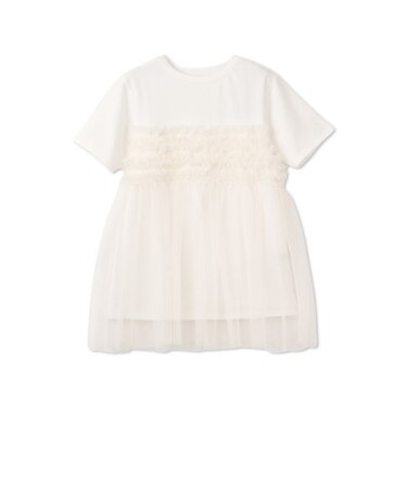 【WEB&一部店舗限定】フリルチュールカットソー