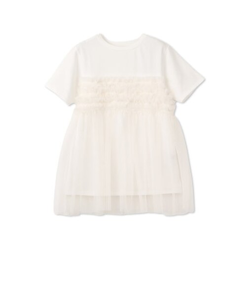 【WEB&一部店舗限定】フリルチュールカットソー