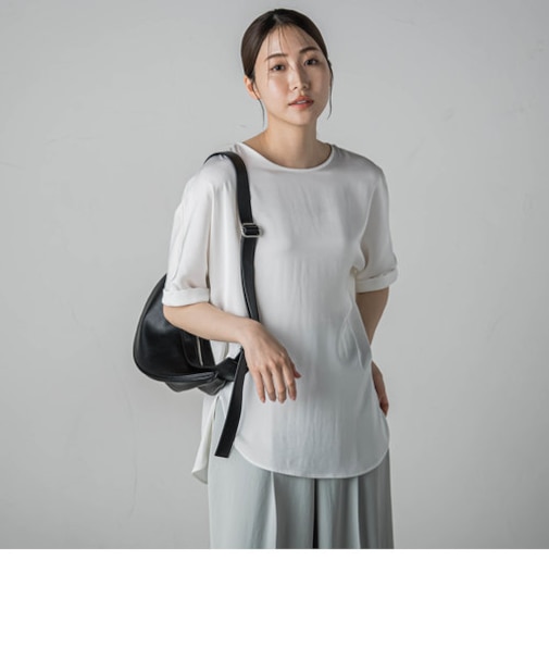 パーフェクトベアスムースカットソー≪洗濯機で洗える≫