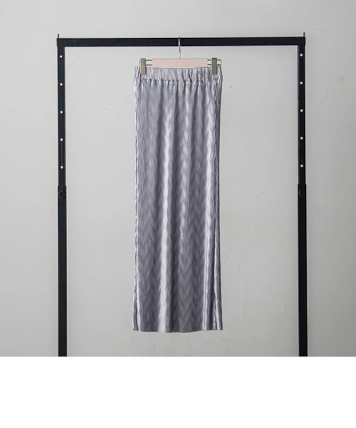 【WEB&一部店舗限定】ニュアンスプリーツナロースカート