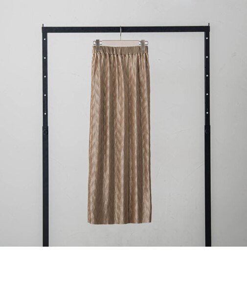 【WEB&一部店舗限定】ニュアンスプリーツナロースカート