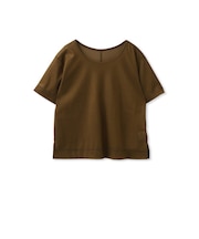 【WEB&一部店舗限定】キラリトリコットボクシーカットソー≪洗濯機で洗える≫