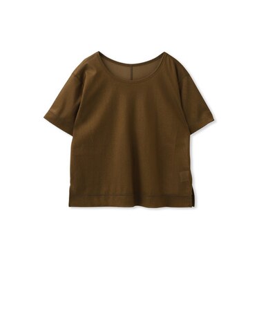 【WEB&一部店舗限定】キラリトリコットボクシーカットソー≪洗濯機で洗える≫