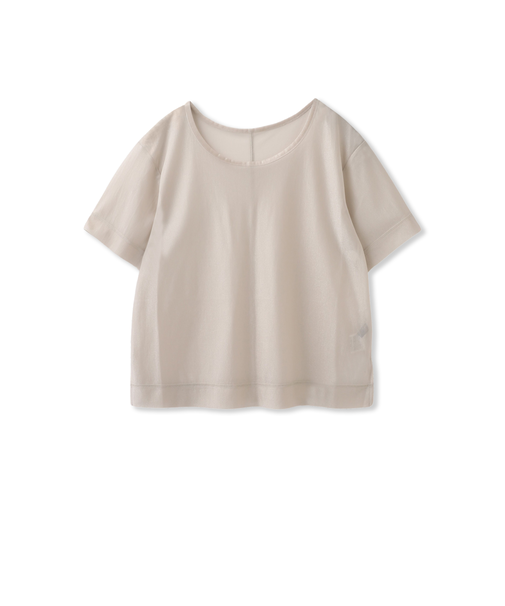 【WEB&一部店舗限定】キラリトリコットボクシーカットソー≪洗濯機で洗える≫