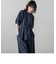 麻調シャンブレーブラウス≪洗濯機で洗える/吸水速乾/UVカット≫