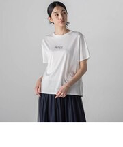 箔プリントロゴTシャツ≪手洗い可能/吸水速乾/接触冷感≫