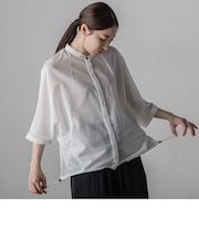 SANDY LAWNブラウス≪洗濯機で洗える/接触冷感/防シワ≫