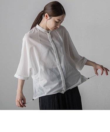 SANDY LAWNブラウス≪洗濯機で洗える/接触冷感/防シワ≫