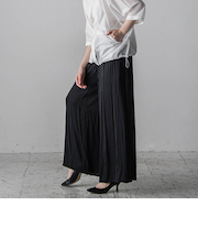 【カタログ掲載】スエードタッチサテンパンツ≪洗濯機で洗える≫