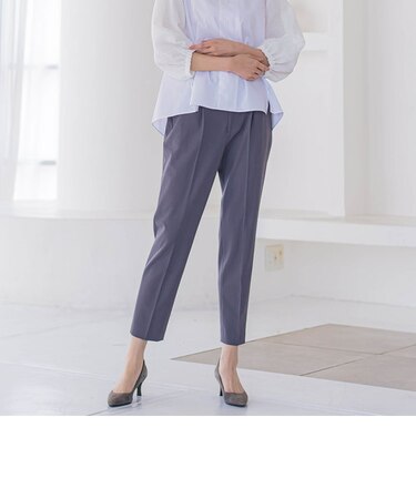 ドライギャバストレッチテーパードパンツ≪洗濯機で洗える/セットアップ対応≫