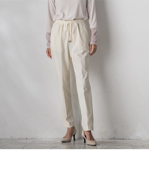 【大きいサイズ】ウォーフィル裏起毛イージーパンツ≪洗濯機で洗える≫