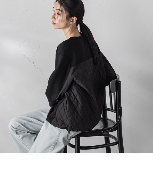 キルトドッキングダンボールプルオーバー≪洗濯機で洗える≫