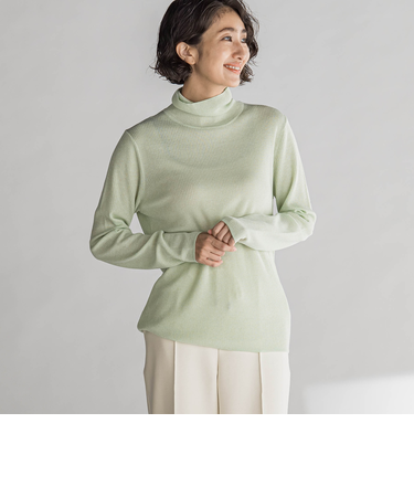 ラメタートルニット≪手洗い可能≫