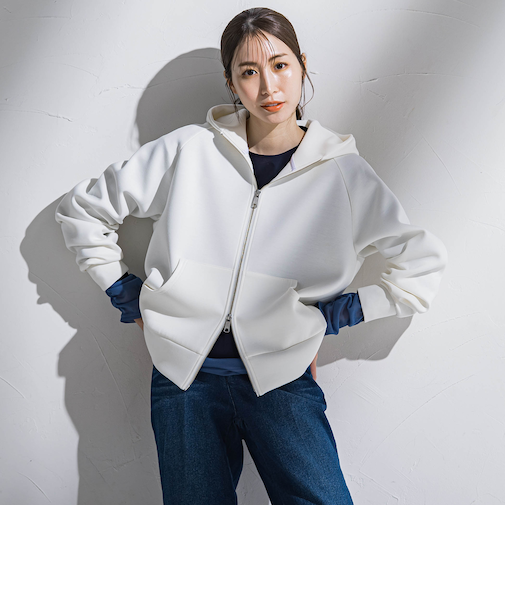 ダブルジップパーカー≪洗濯機で洗える≫