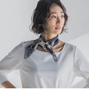 マリンプリントシアースカーフ