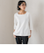 マシュマロポンチカットソー≪洗濯機で洗える≫
