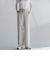 【WEB限定】シェルタリングワイドパンツ≪洗濯機で洗える≫