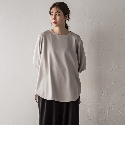 【biyori】”シーンを選ばない”万能Ｔブラウス≪洗濯機で洗える≫