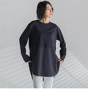 【biyori】”どんな着こなしもシャレ見え”ドッキングカットソー≪洗濯機で洗える≫