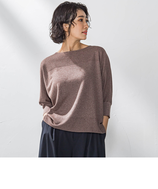 ドルマンスリーブニット≪手洗い可能≫
