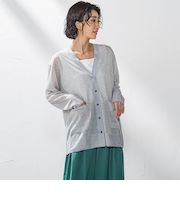 ニットカーディガン≪手洗い可能≫