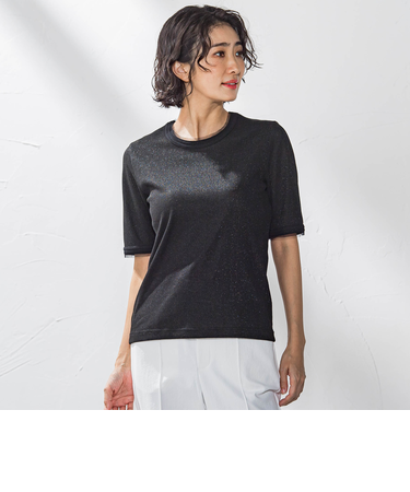 【WEB限定】ラメリブプルオーバー≪手洗い可能≫