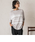 【WEB限定】ボーダーニット≪手洗い可能≫